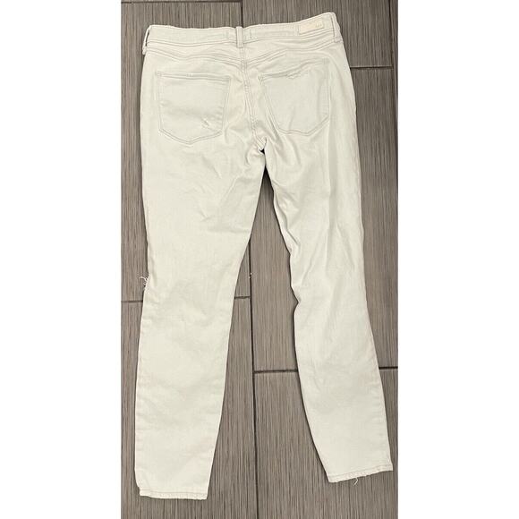Abercrombie & Fitch Womens White Washed Blue Skinny Jeans Size 28/6 - Picture 6 of 7